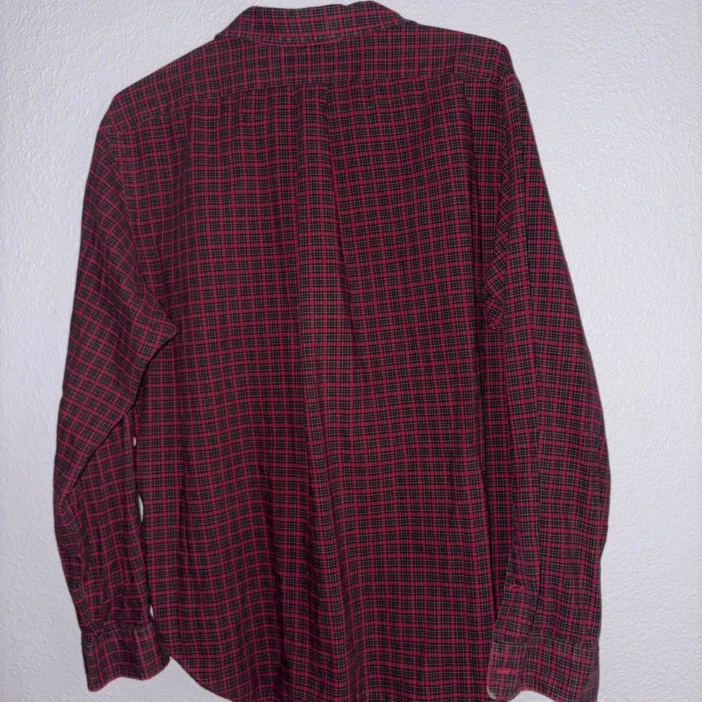 Polo Ralph Lauren Men's Red and Black Checkered Shirt